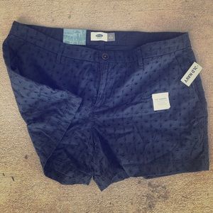 Old Navy Deep Blue Women’s Shorts, Size 12